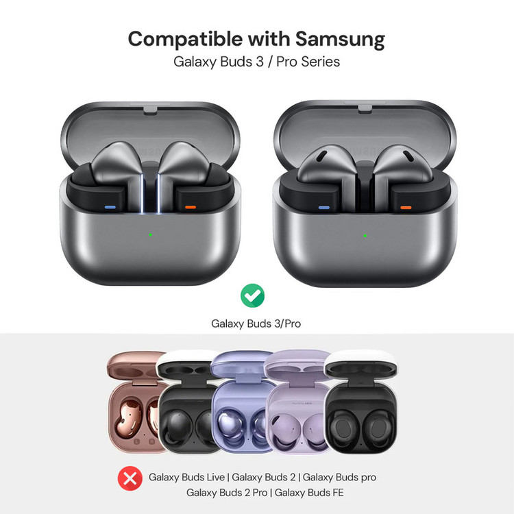 کاور سامورایی مدل Quad-23 مناسب برای کیس هدفون سامسونگ Galaxy Buds 3 Pro / Buds 3