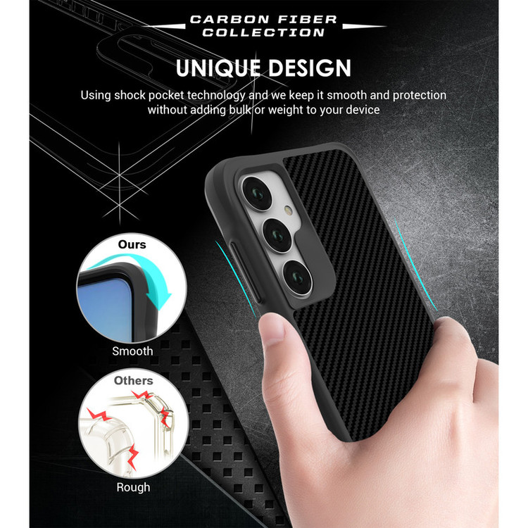 کاور سامورایی مدل Carbon Fiber مناسب برای گوشی موبایل سامسونگ Galaxy A55 / A55 5G