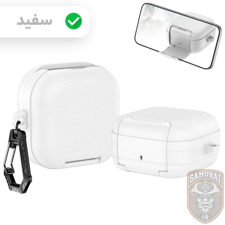 کاور سامورایی مدل Quad-53 مناسب برای کیس هدفون سامسونگ Galaxy Buds 4 Pro / Galaxy Buds 4