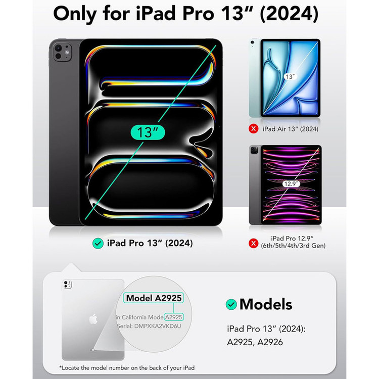 کاور سامورایی مدل XD-Stand مناسب برای تبلت اپل iPad Pro 13 2024