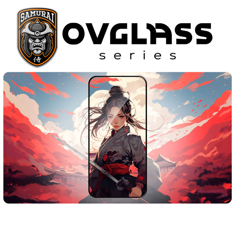 محافظ صفحه نمایش سامورایی مدل ovglass مناسب برای گوشی موبایل آنر X7d 4G