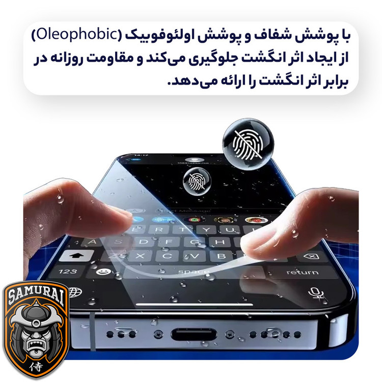 محافظ صفحه نمایش سامورایی مدل Private مناسب برای گوشی موبایل شیائومی Redmi Note 14 4G