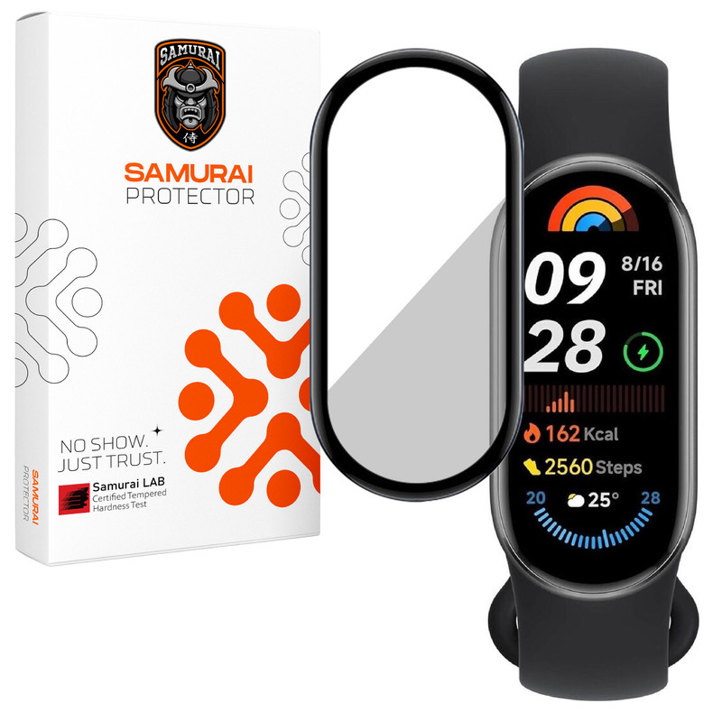 محافظ صفحه نمایش سامورایی مدل Pama مناسب برای ساعت هوشمند شیائومی Smart Band 9