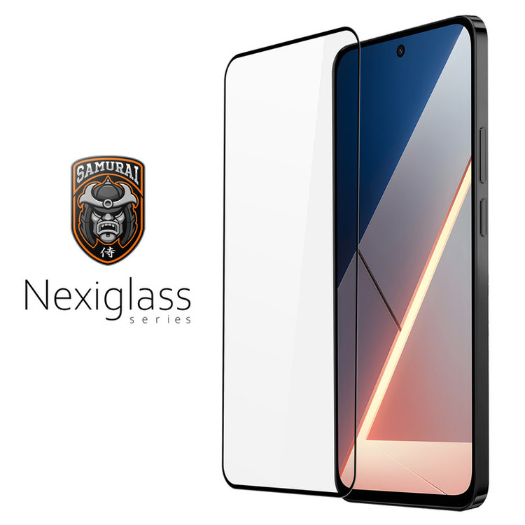محافظ صفحه نمایش سامورایی مدل Nexiglass مناسب برای گوشی موبایل شیائومی Poco M7 4G