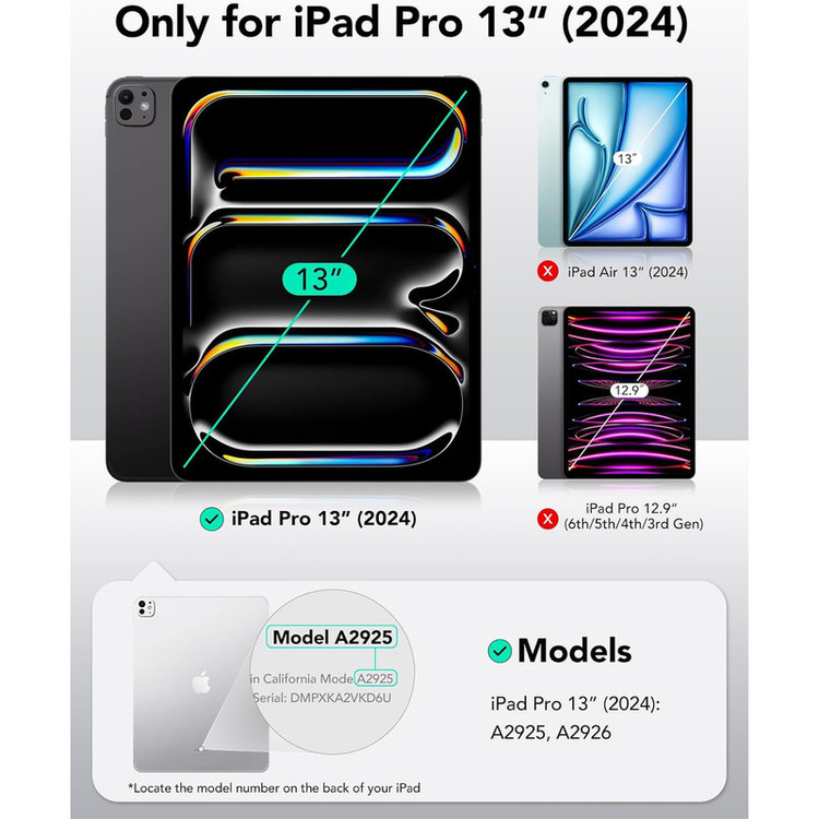 کاور سامورایی مدل Neo Stand مناسب برای تبلت اپل iPad Pro 13 2024