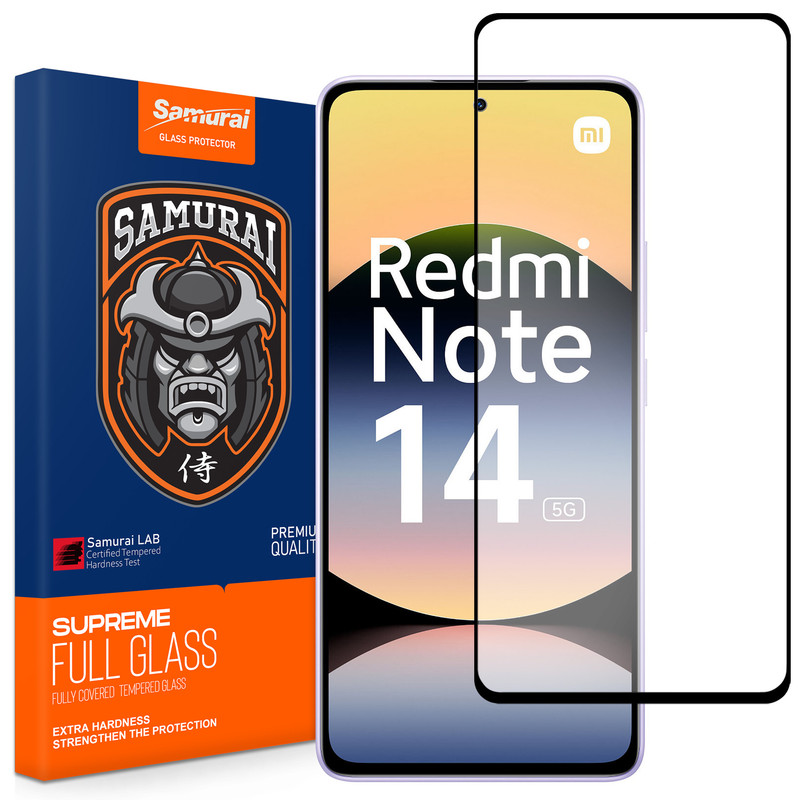 محافظ صفحه نمایش سامورایی مدل ovglass مناسب برای گوشی موبایل شیائومی Redmi Note 14 5G