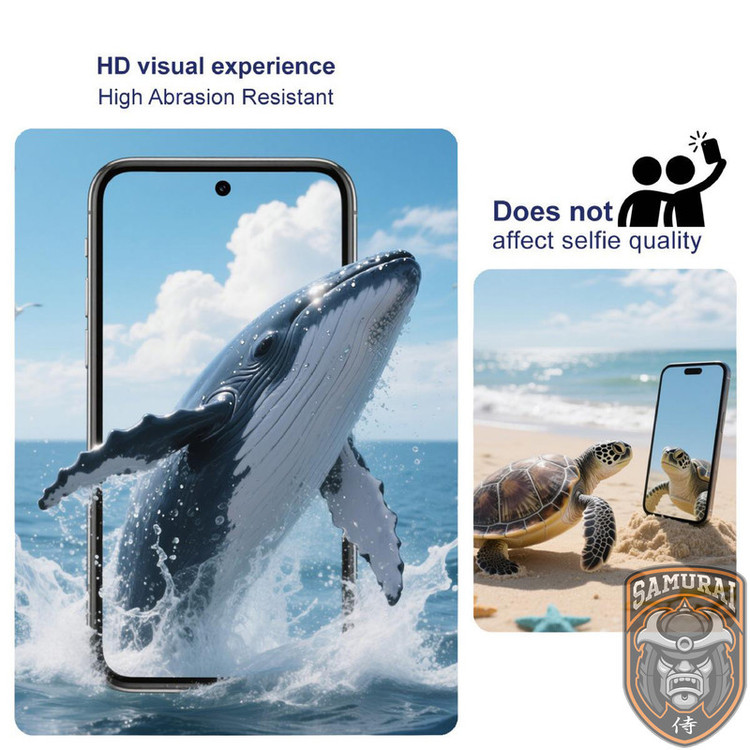 محافظ صفحه نمایش سامورایی مدل Invisiglass مناسب برای گوشی موبایل آنر X80 Pro Max