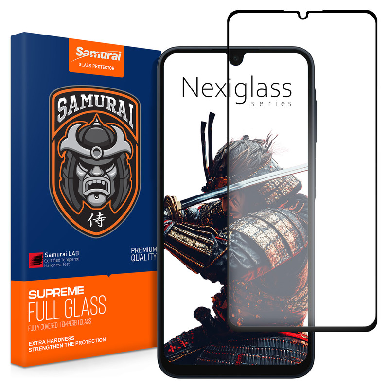 محافظ صفحه نمایش سامورایی مدل Nexiglass مناسب برای گوشی موبایل سامسونگ Galaxy A17 / Galaxy A16