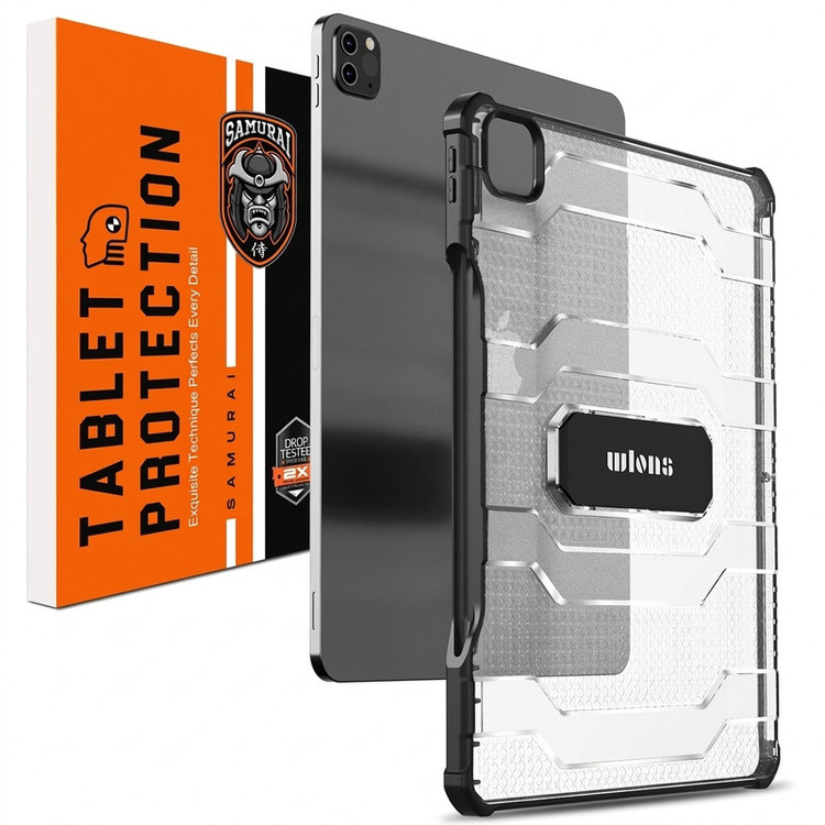 کاور سامورایی مدل Wlons مناسب برای تبلت اپل iPad Air 13 2025 / Air 13 2024 / Pro 12.9 2022 / 2021 / 2020