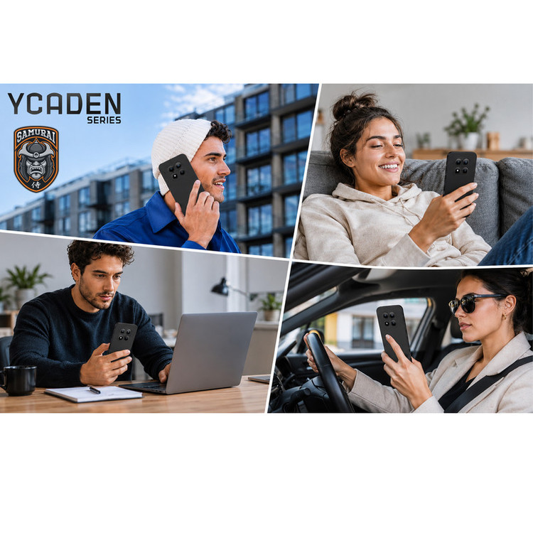کاور سامورایی مدل YCADEN مناسب برای گوشی موبایل شیائومی Redmi Note 15 Pro Plus / Poco M8 Pro