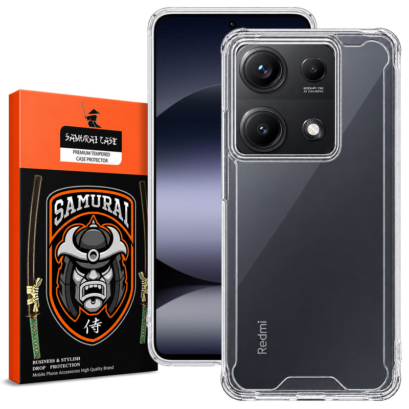کاور سامورایی مدل onyx مناسب برای گوشی موبایل شیائومی Redmi Note 14S / Redmi Note 13 Pro 4G / Poco M6 Pro 4G