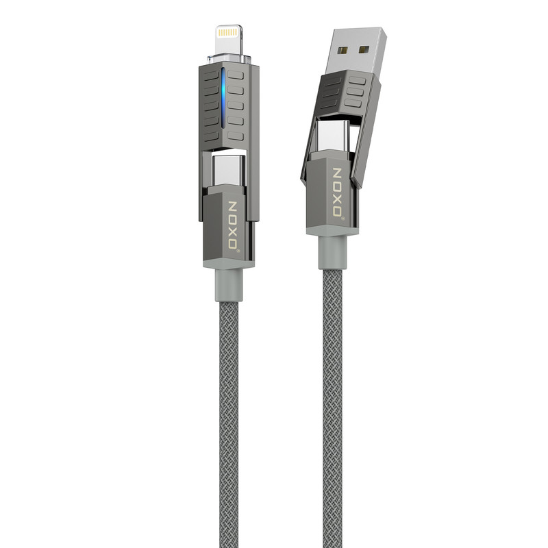 کابل تبدیل USB‑A به USB‑C /لایتنینگ نوکسو مدل 60W CN‑11 طول 1.2 متر