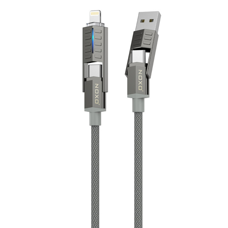 کابل تبدیل USB‑A به USB‑C /لایتنینگ نوکسو مدل 60W CN‑11 طول 1.2 متر