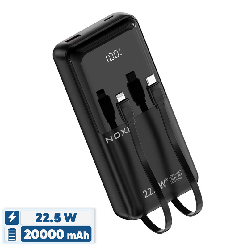 پاوربانک نوکسو مدل PN-2 ظرفیت 20 هزار میلی آمپر ساعت