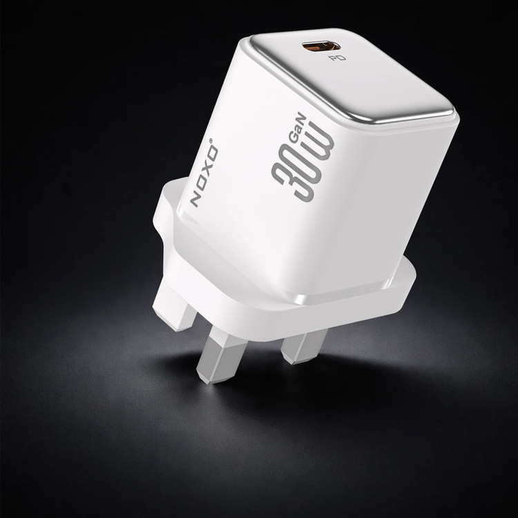 شارژر دیواری 30 وات نوکسو مدل CHN‑7 GaN به همراه کابل usb‑C