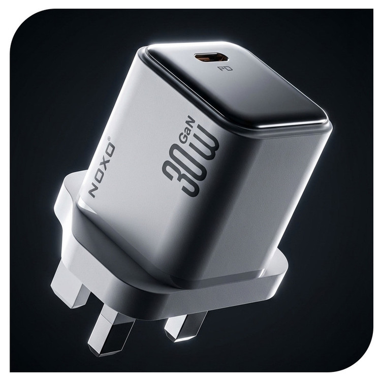 شارژر دیواری 30 وات نوکسو مدل CHN‑7 GaN به همراه کابل usb‑C
