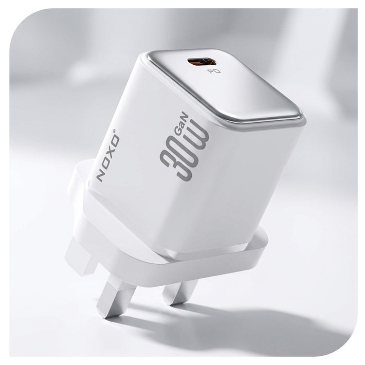 شارژر دیواری 30 وات نوکسو مدل CHN‑7 GaN به همراه کابل usb‑C