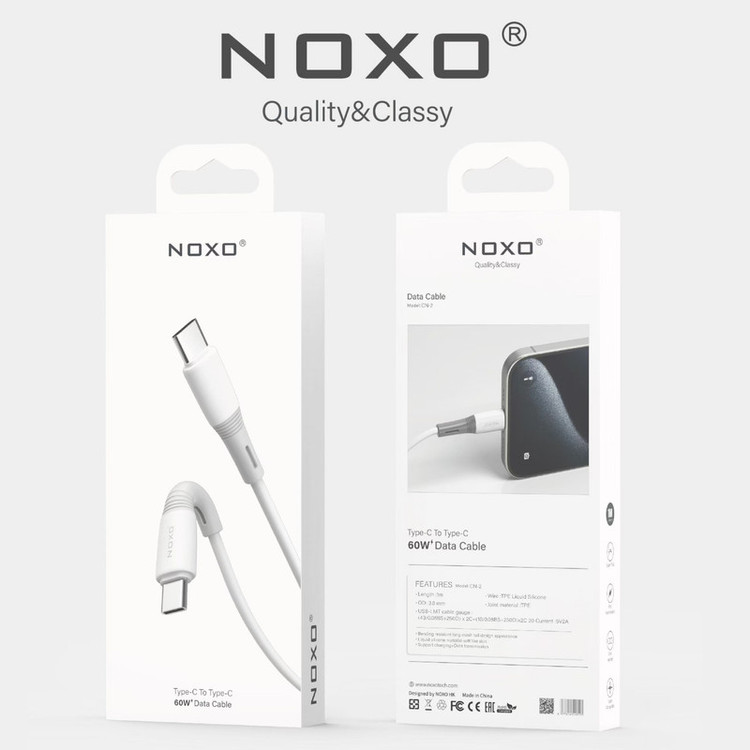 کابل USB-C نوکسو مدل60W CN-2 طول 1متر