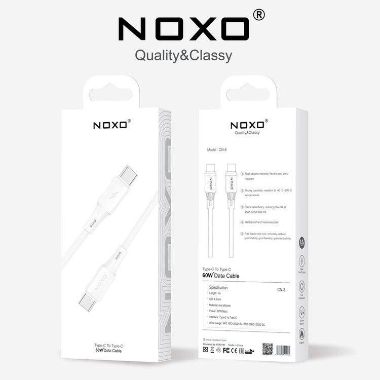 کابل USB-C نوکسو مدل CN‑8 طول 1 متر