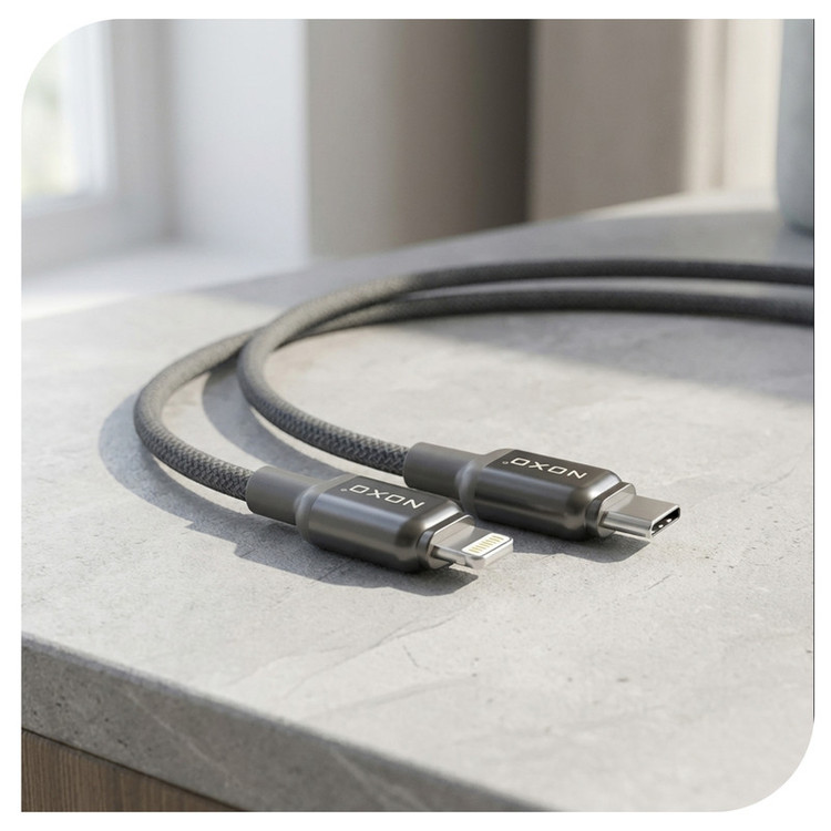 کابل تبدیل USB-C به لایتنینگ نوکسو مدل CN‑10 طول 1.2 متر