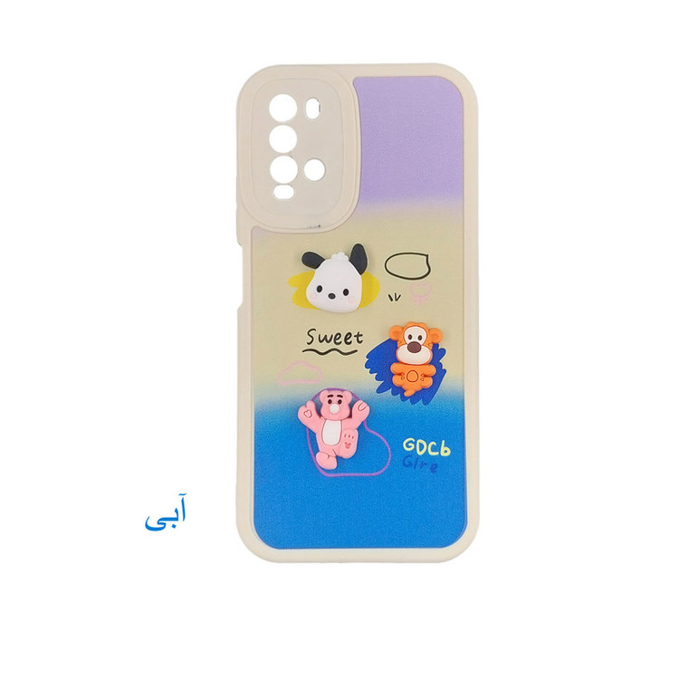 کاور لیمیا مدل فانتزی لنزدار ژله ای طرح عروسکی برجسته مناسب برای گوشی موبایل شیائومی Redmi Poco M3