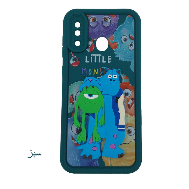 کاور لیمیا مدل سولید لنزدار طرح عروسکی برجسته مناسب برای گوشی موبایل سامسونگ Galaxy A20/A30