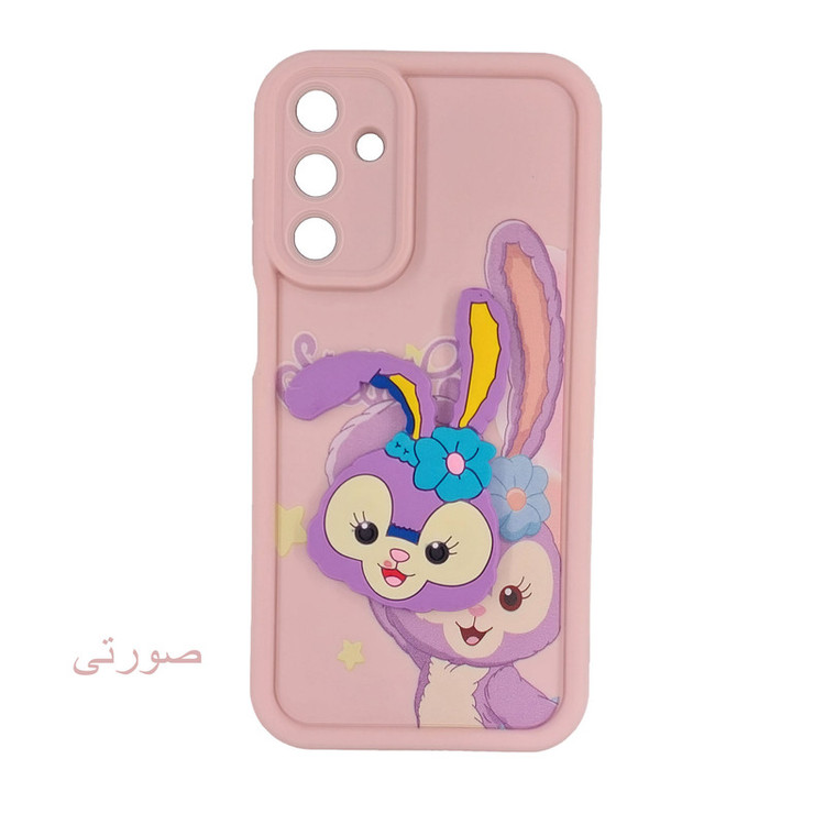 کاور لیمیا مدل سولید لنزدار طرح عروسکی برجسته مناسب برای گوشی موبایل سامسونگ Galaxy A15