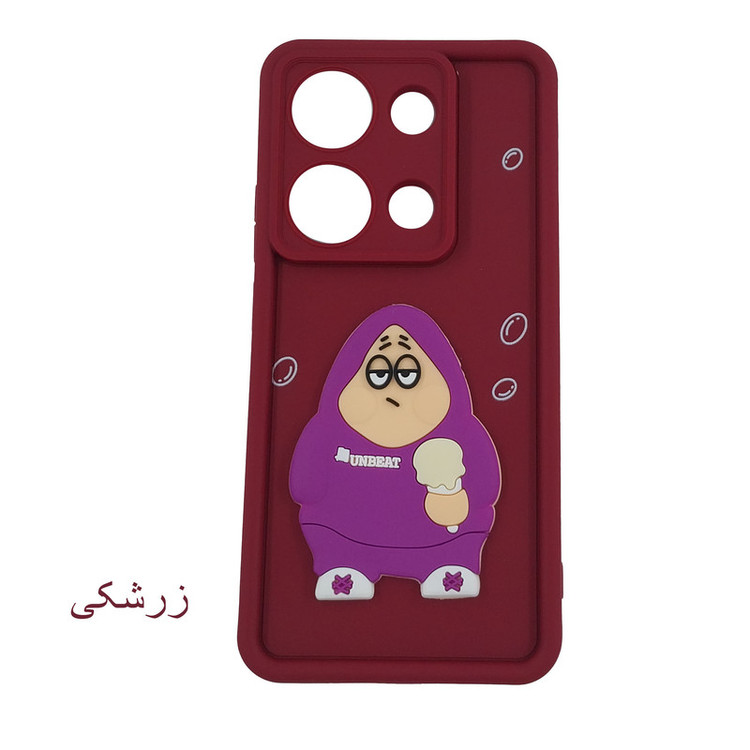 کاور لیمیا مدل سولید لنزدار طرح عروسکی برجسته مناسب برای گوشی موبایل شیائومی Redmi Note 13 Pro 4G/Poco M6 Pro 4G