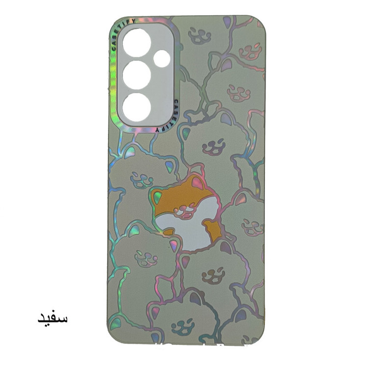 کاور لیمیا مدل فانتزی لنزدار طرح عروسکی شبرنگی مناسب برای گوشی موبایل سامسونگ Galaxy A34