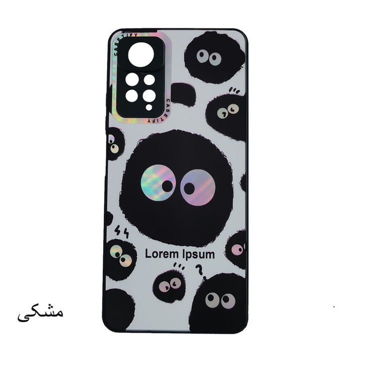 کاور لیمیا مدل فانتزی لنزدار پشت شیشه ای طرح عروسکی شبرنگی مناسب برای گوشی موبایل شیائومی Redmi Note 11S/Note 11 4G