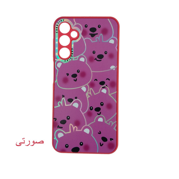 کاور لیمیا مدل فانتزی لنزدار طرح عروسکی مناسب برای گوشی موبایل سامسونگ Galaxy A24